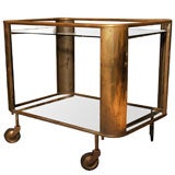 Bauhaus Brass Bar Cart